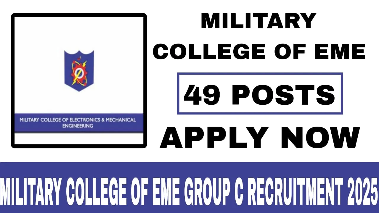 Military College of EME Group C Recruitment 2025