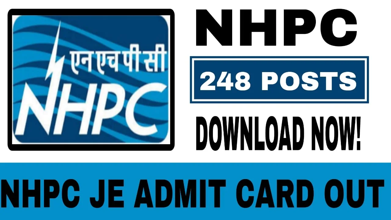 NHPC JE Admit Card 2025